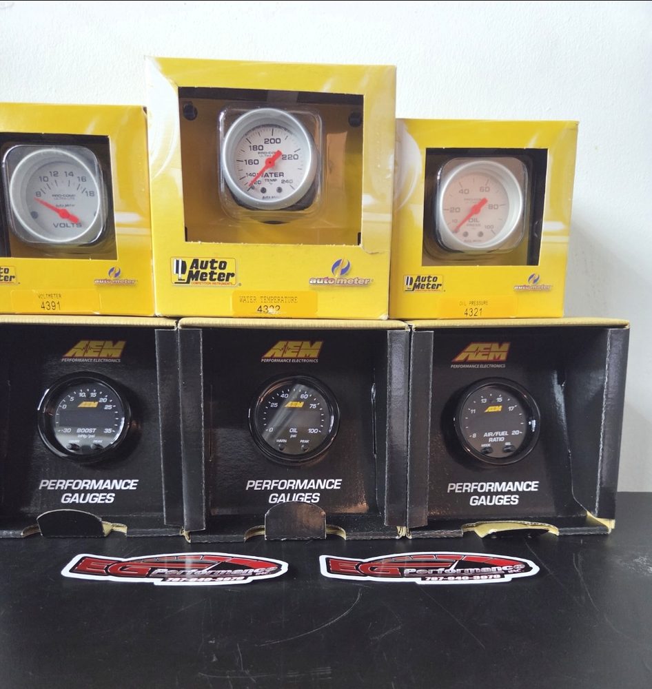 AUTO METER ACEITE NEGRO